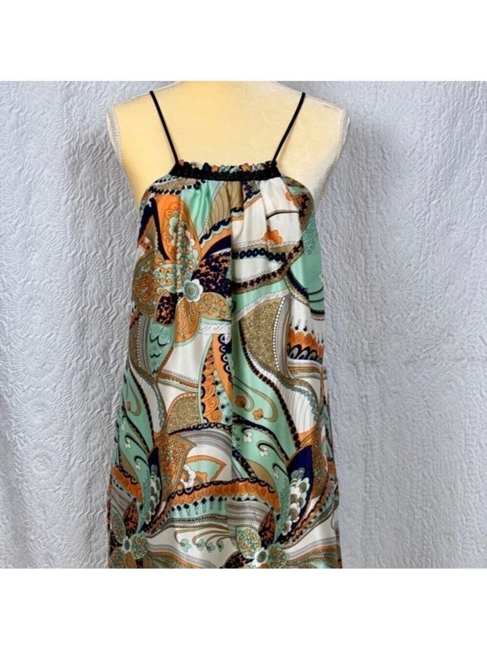 Arden B. Trapeze Racerback/Halter Mini Dress